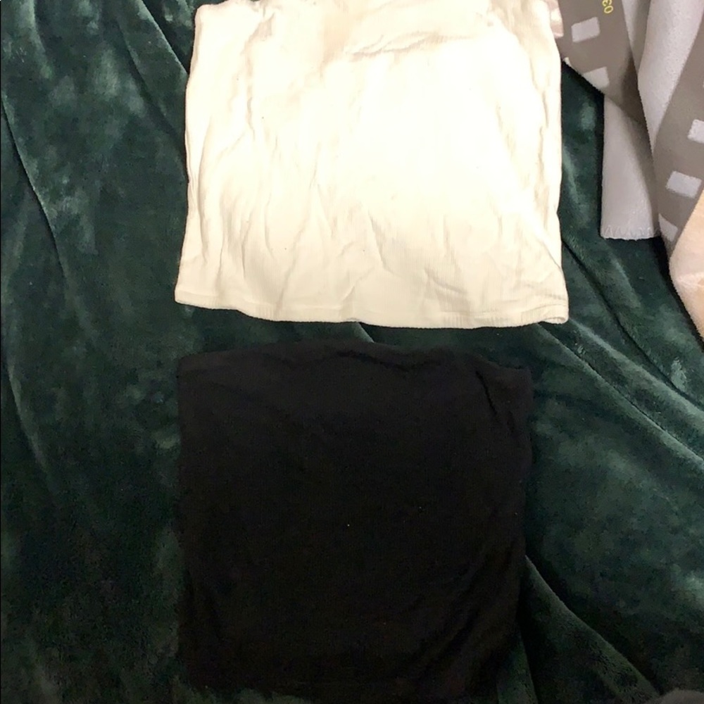 Black and white American Eagle tube tops